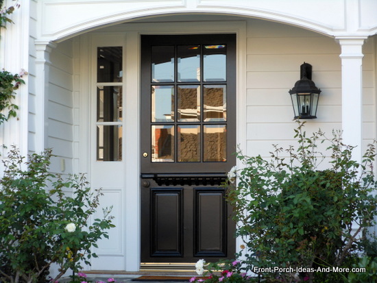 newport beach california front door style in black
