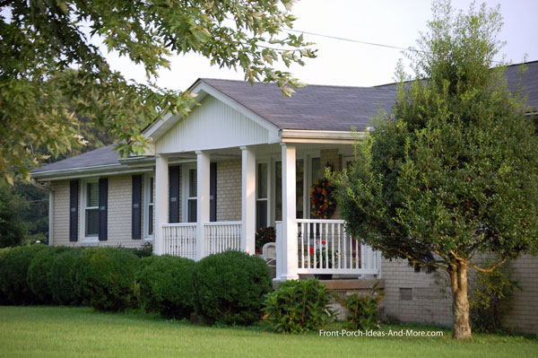 Gable roof over porch designs
 