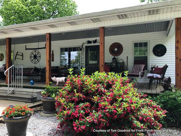 Toni's front porch