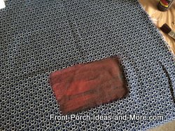 beginning of daisy painting