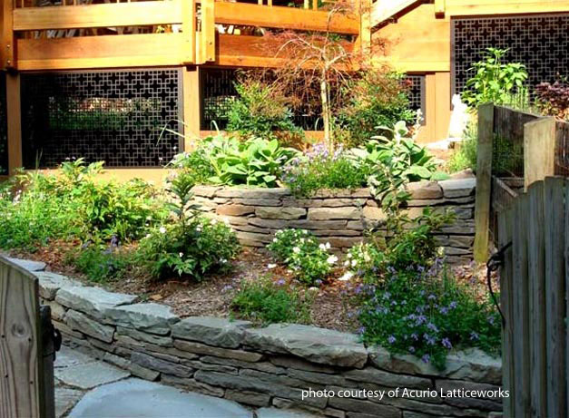 black lattice panels for porch or deck skirting