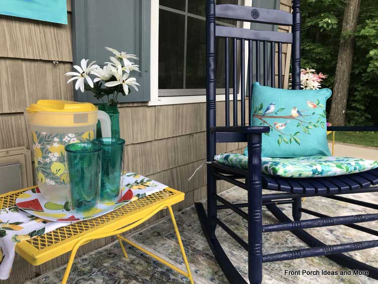 lemonade stand on the front porch