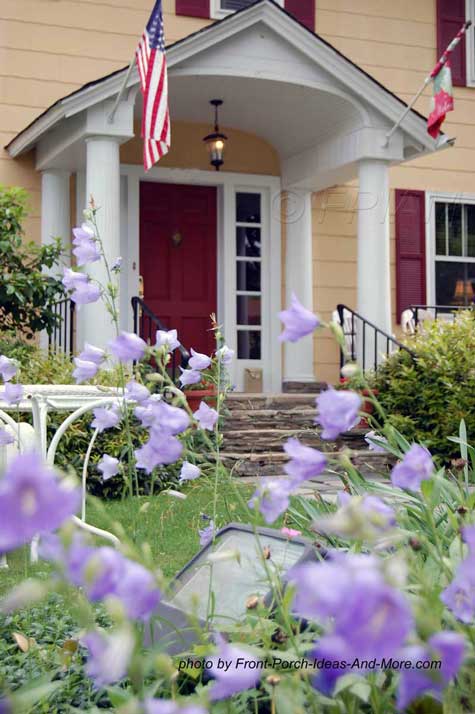 Front Porch Designs for Colonial Home