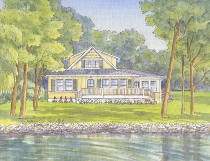 Capture a family vacation memory like this Minnesota family cabin - get more details on Front Porch Ideas and More