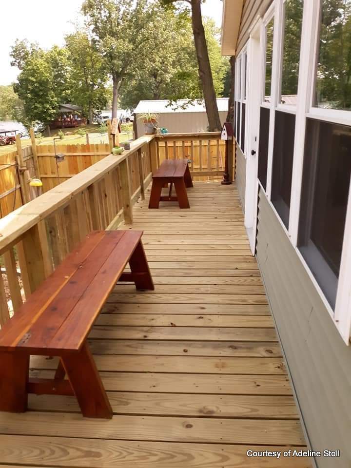 Adeline's wonderful back deck