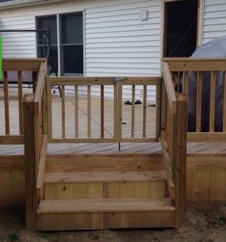Front Porch Rolling Gate