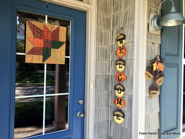 our autumn front door