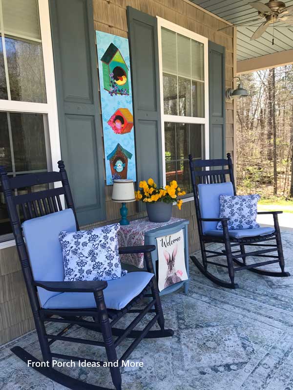 our spring porch decor