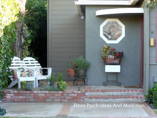 A great example of a patio extension to an existing porch