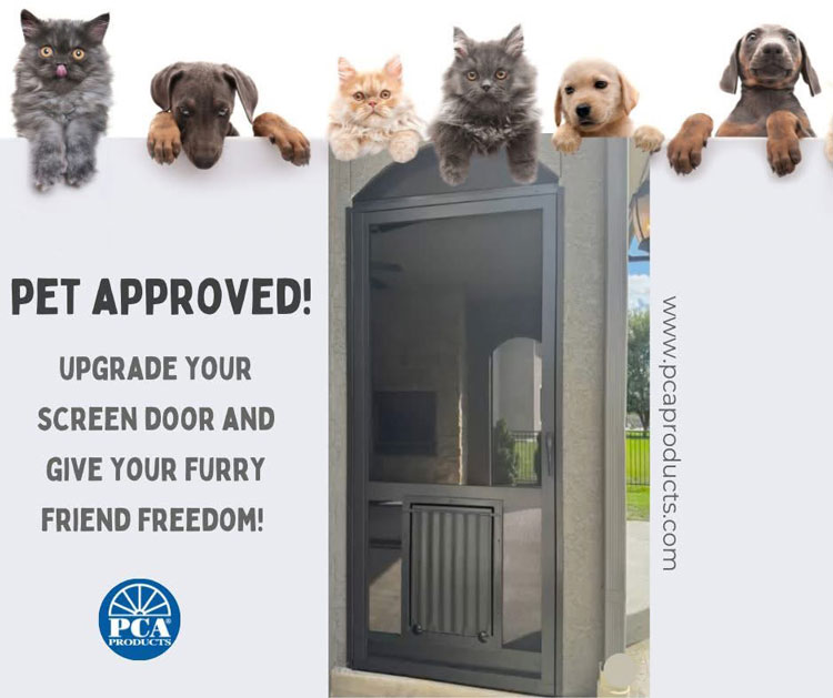 PCA Products pet screen door
