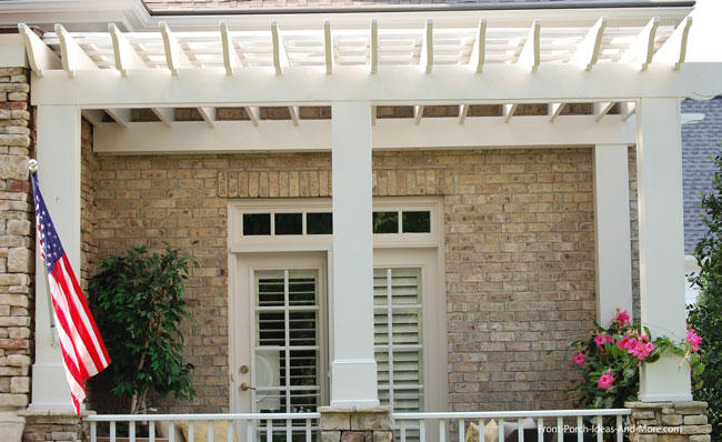 pergola over front porch