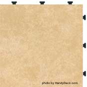 Porcelain Interlocking Deck Tiles - Sienna