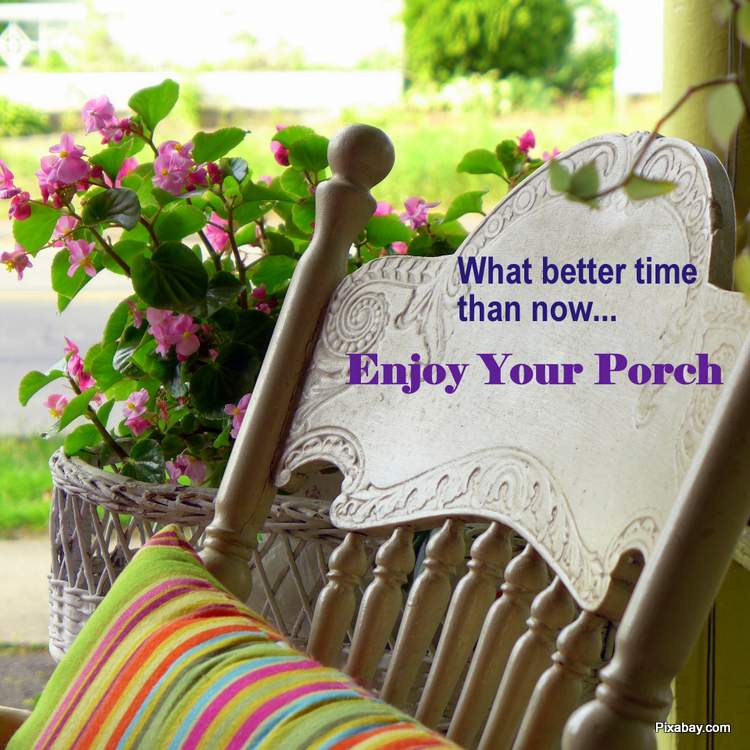 What better time to enjoy your porch