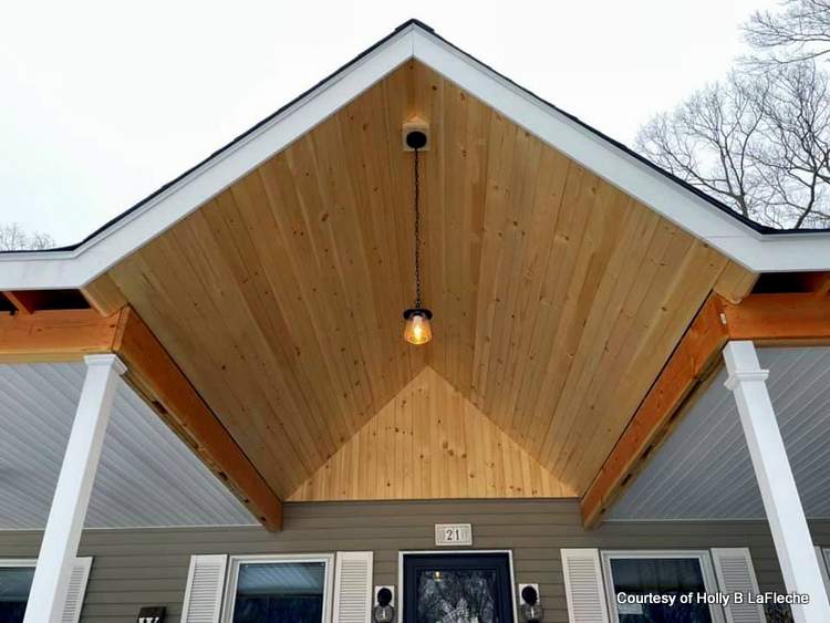 The Right Porch Ceiling Adds Charm, What Wood To Use For Porch Ceiling