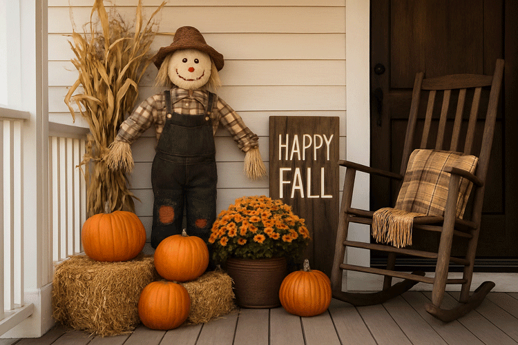 Decorating with Scarecrows