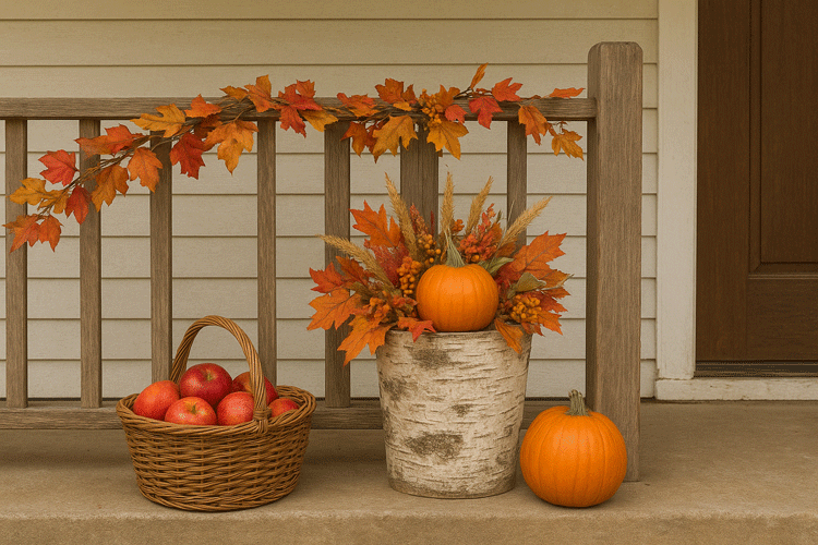 apples make great fall decor