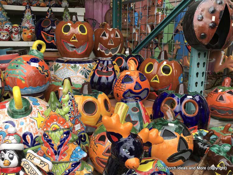 Yard Art Emporium - pumpkin yard art