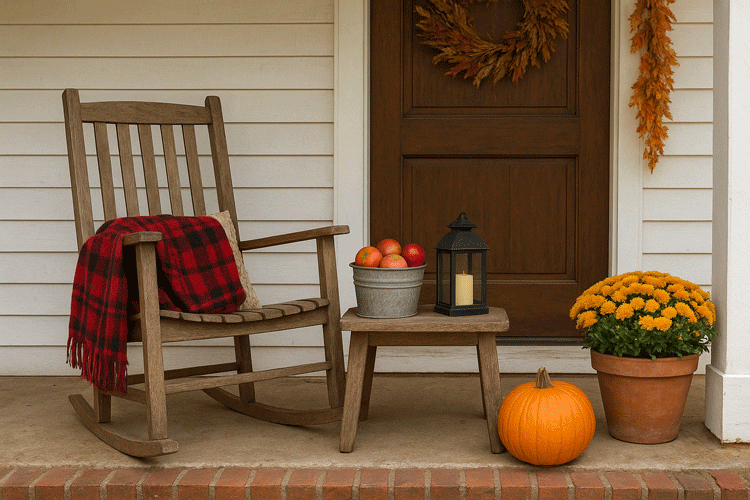 apples make great fall decor