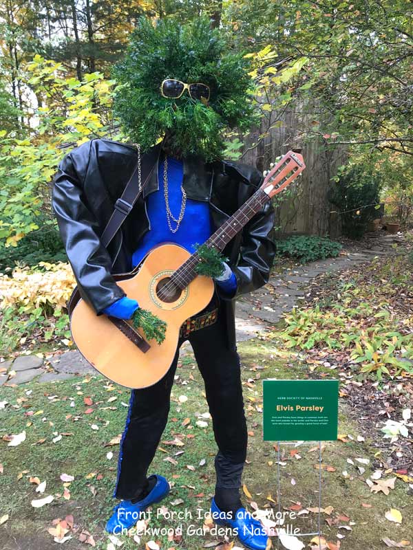 a scarerow in cheekwood gardens nashville