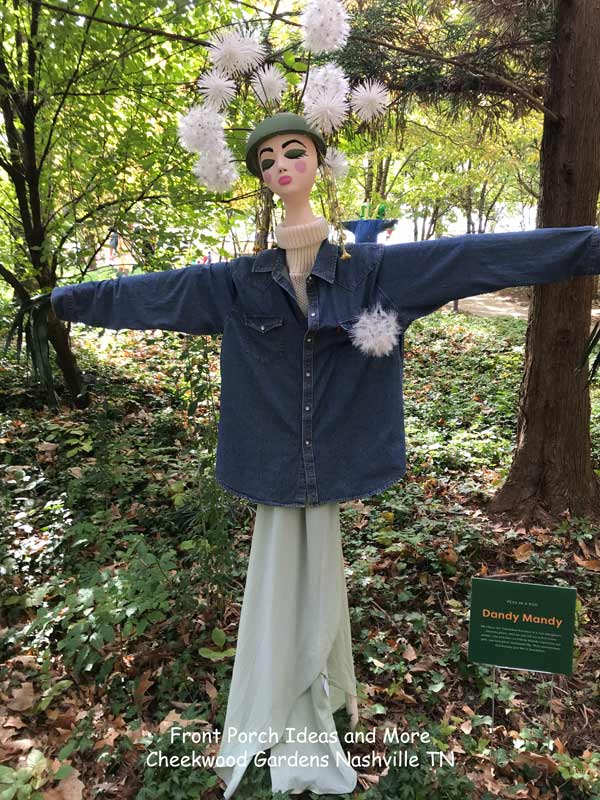 a scarerow in cheekwood gardens nashville