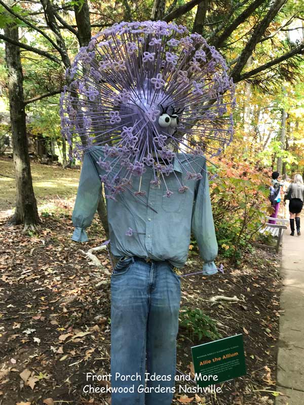 a scarerow in cheekwood gardens nashville