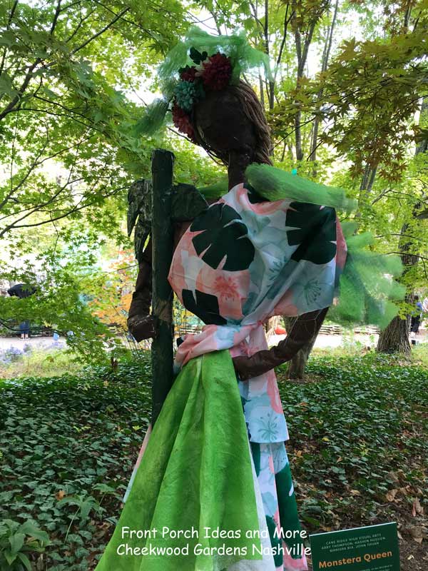 a scarerow in cheekwood gardens nashville