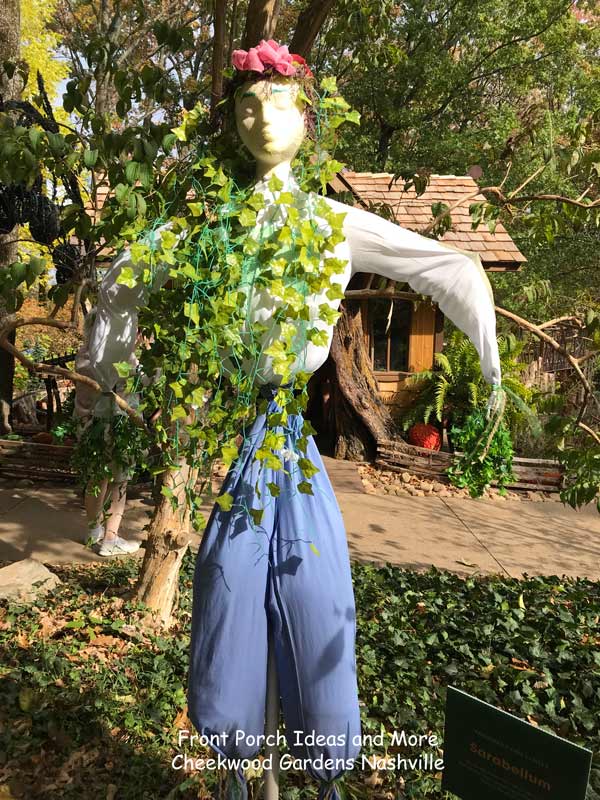 a scarerow in cheekwood gardens nashville
