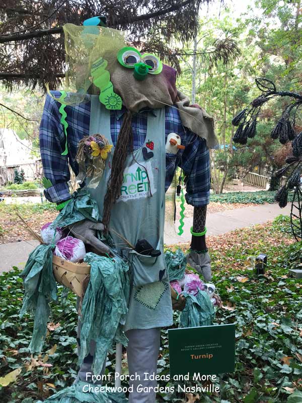 a scarerow in cheekwood gardens nashville