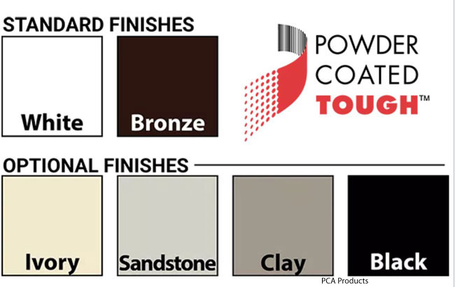 sliding screen door colors by PCA Products