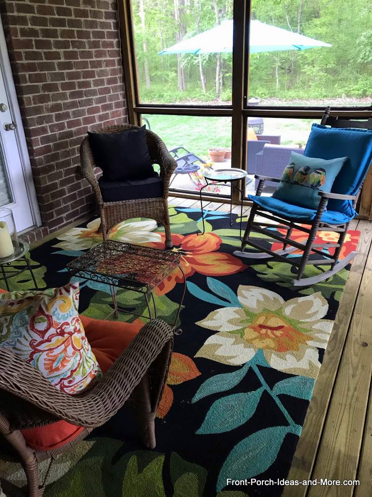 welcoming screened porch