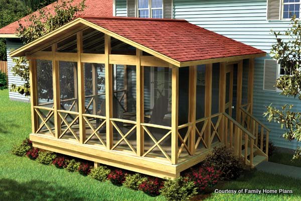 Screened In Porch Plans To Build Or Modify - How To Build A Screened Patio Enclosure