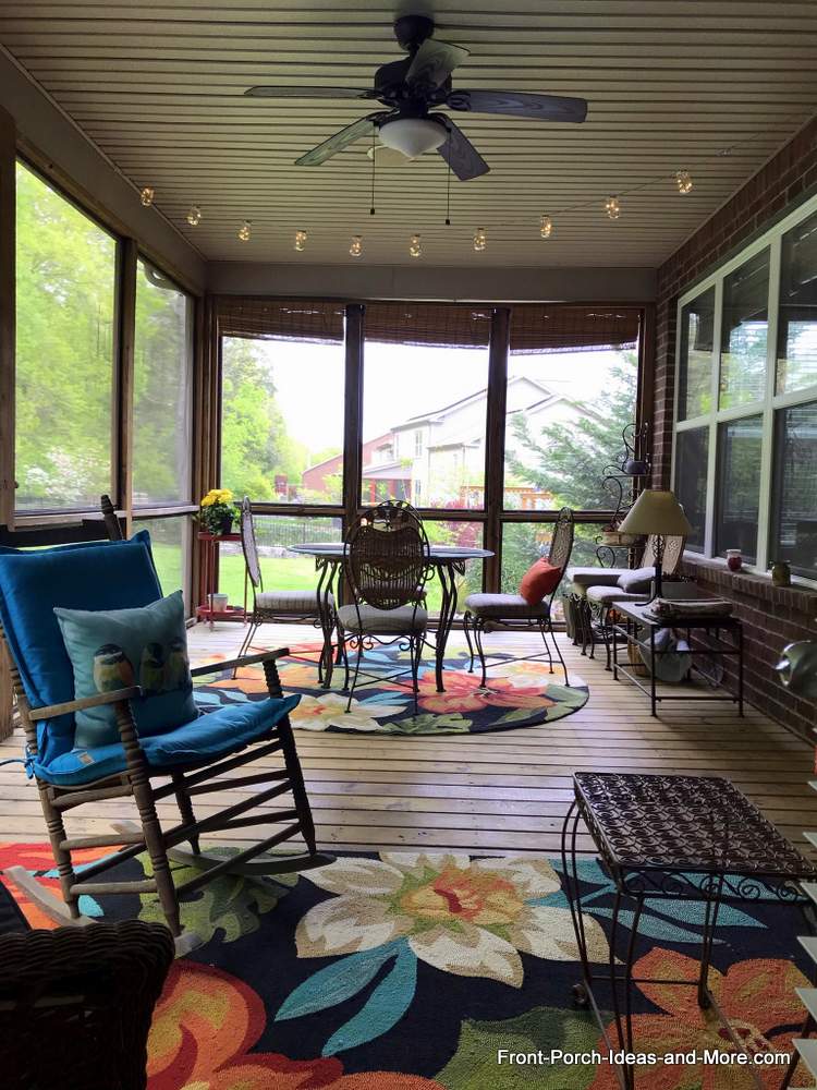 welcoming screened porch