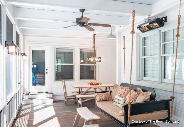 Infrared Heater Options for Your Porch Enclosure