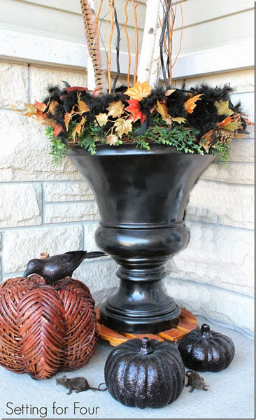 Setting for Four Fall Porch Tour