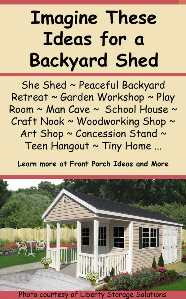 Ideas for backyard sheds