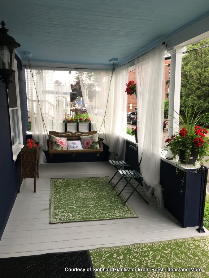 Make Your Own Outdoor Curtain Panels, Porch With Curtains