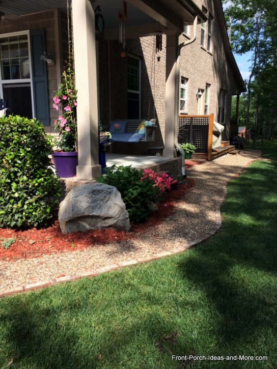 diy walkway idea pea gravel for a cottage style home