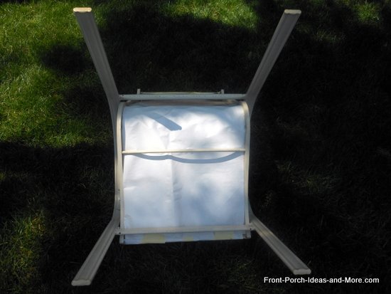 mask areas on the underside of the chair as well