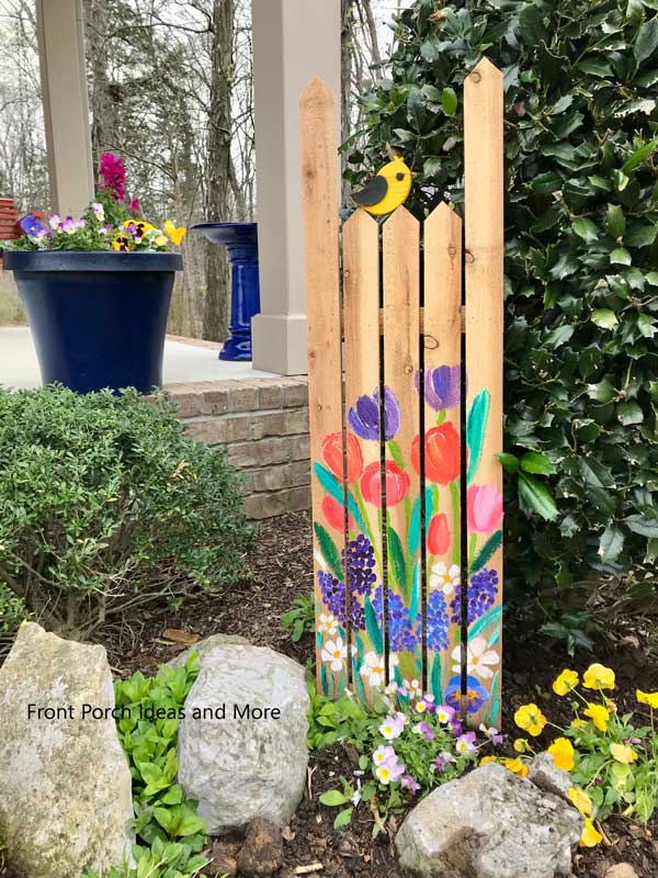 our spring porch decor