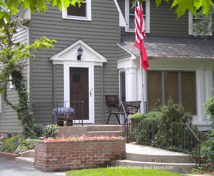 pediment over front door