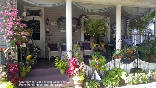 Yvette really loves decorating her porch for summertime