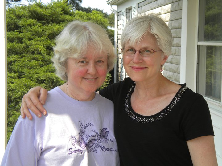 my friend Virginia and me