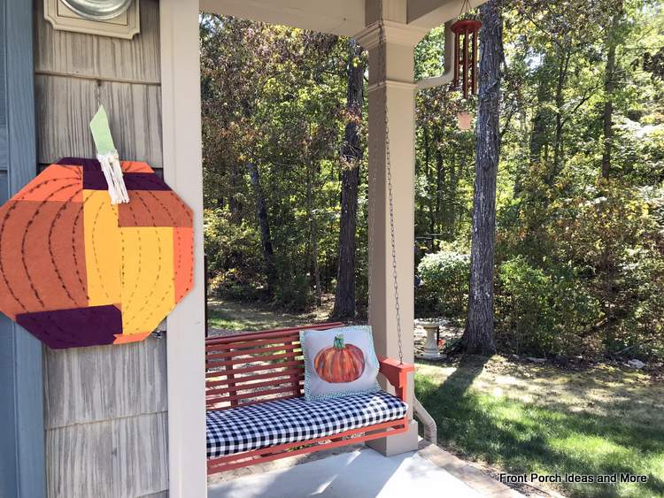 our fall porch - wraparound scne