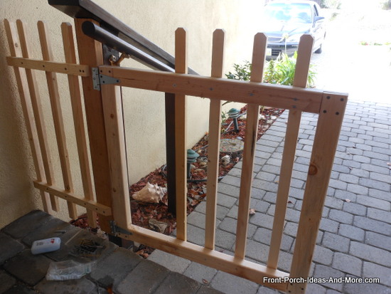 build a porch gate build a picket fence gate for your porch