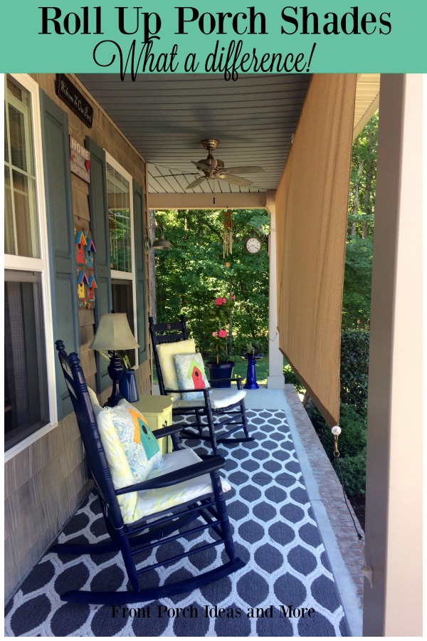 Roll Up Porch Shades for Comfort and Privacy